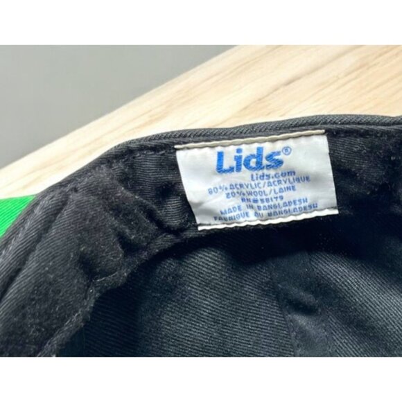 Flower Fatty ~ Black Straight Bill Adjustable Snapback Hat By Lids - Picture 6 of 6